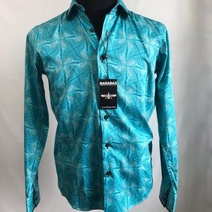 BARABAS long sleeve button down shirt  small nwt